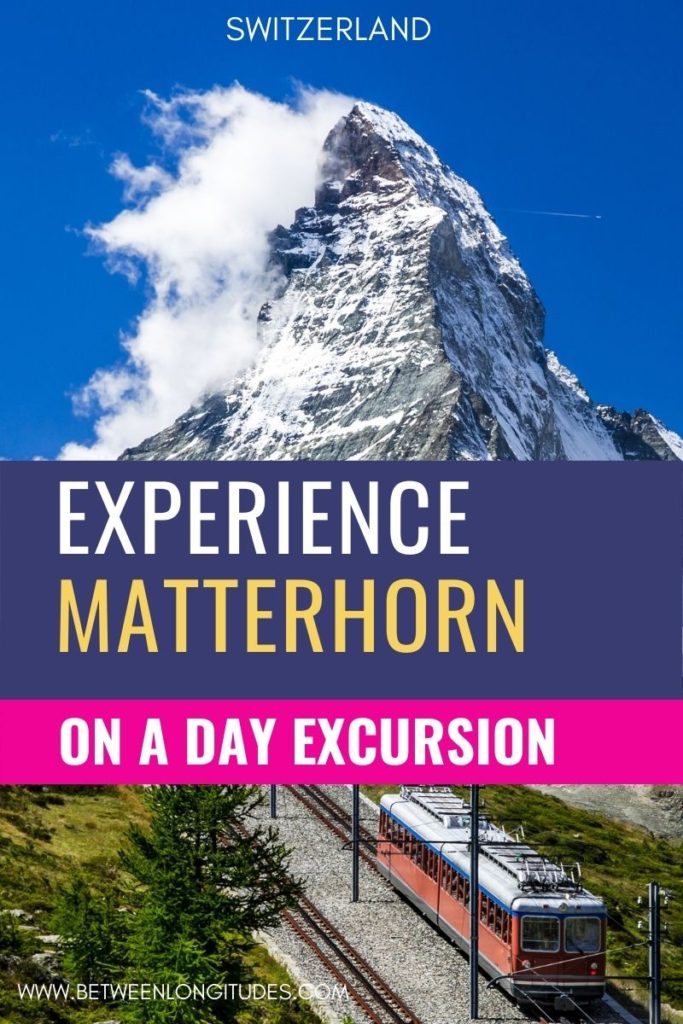 Timepressed? Plan and epic view of Matterhorn, Switzerland from Gornergrat on a Day Excursion