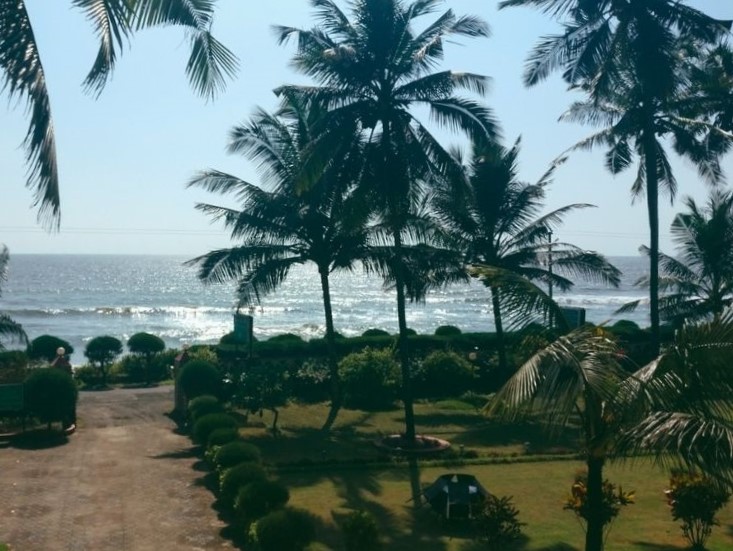 Malabar Coastline view from Asokam Beach Resort Kannur Kerala