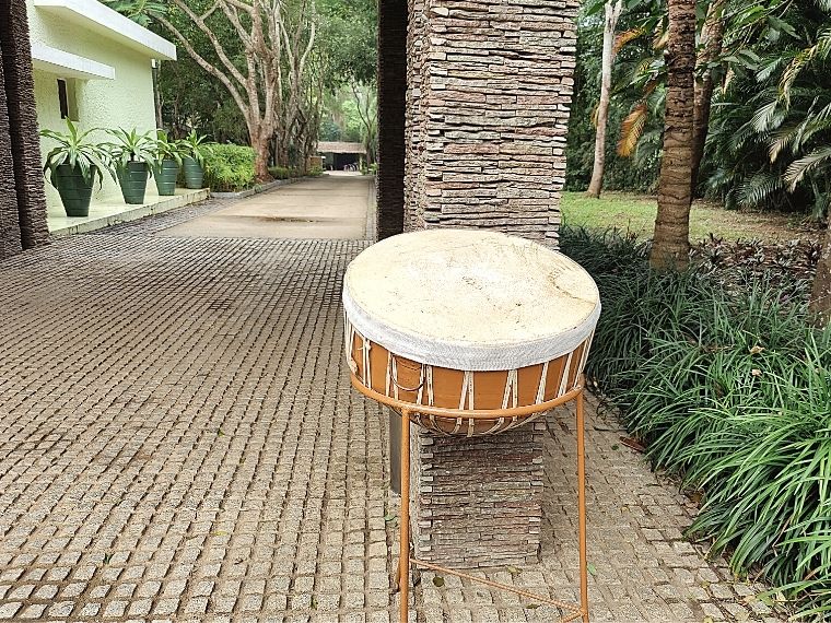 The Serai Kabini resort welcomes guests with Drum beats! 