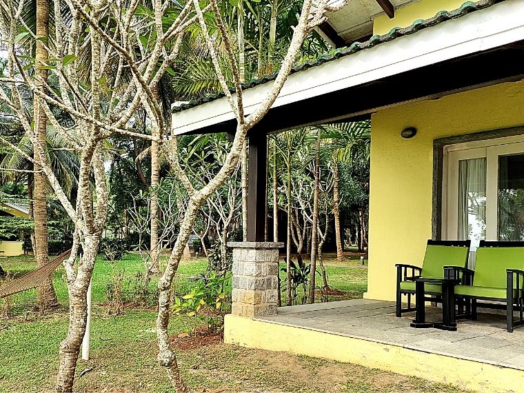 Sit-out area in the cottage