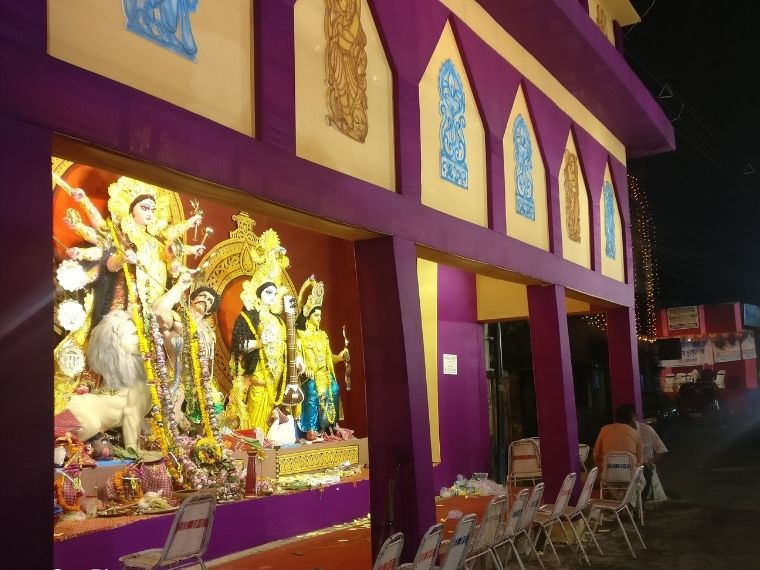 Neighborhood Pujo - Kolkata Durga Puja