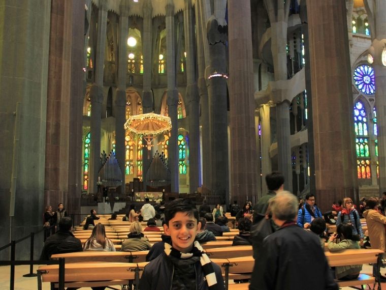 Sagrada Familia Interior - pre-pandemic days