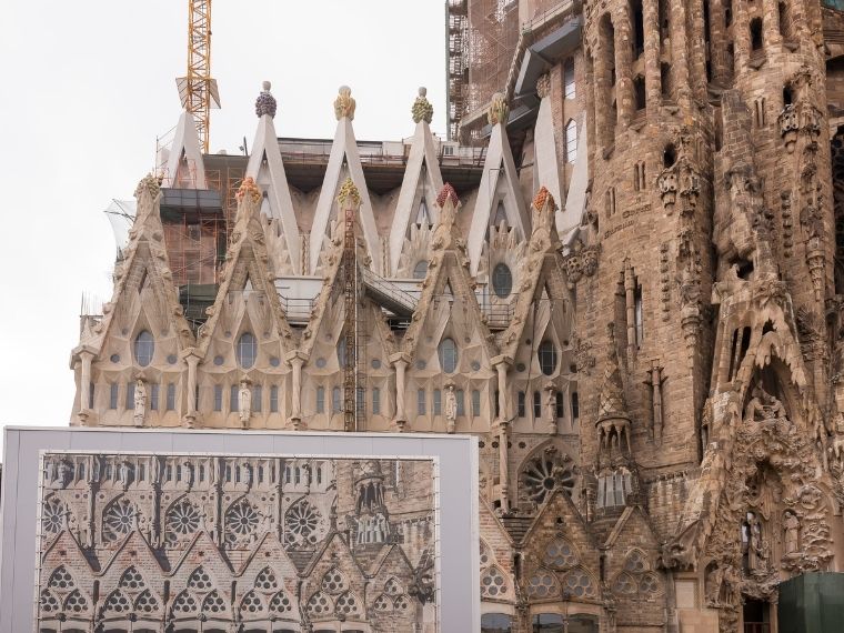 Visiting Sagrada Familia, Barcelona, Spain